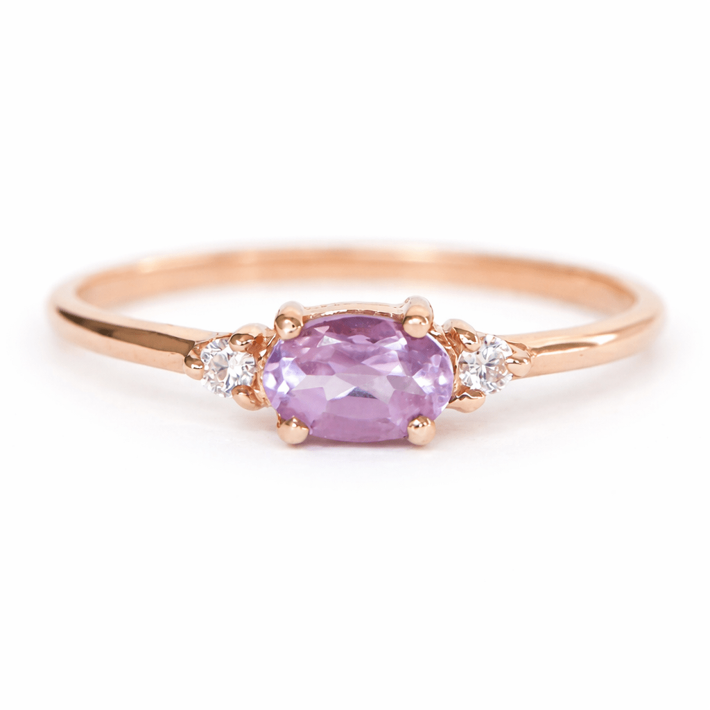 Amethyst Diamond Ring Proviso - SOVATS