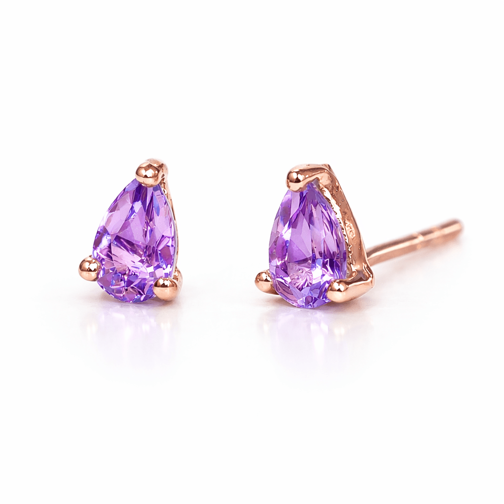 Amethyst Earrings Addie - SOVATS