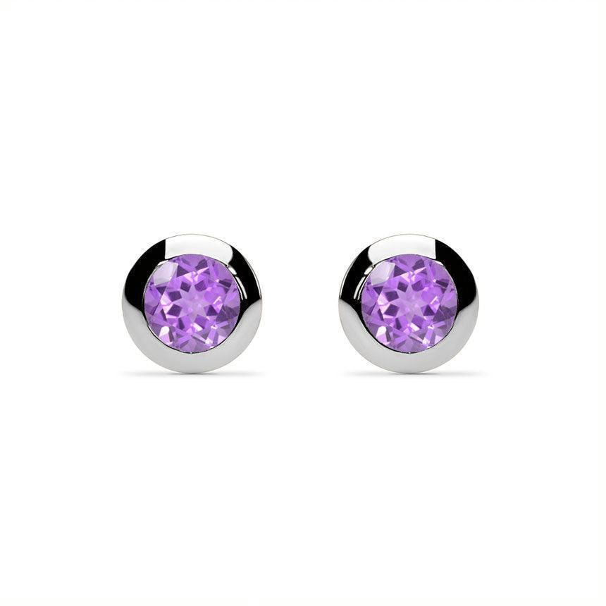 Amethyst Earrings Amayeta - SOVATS