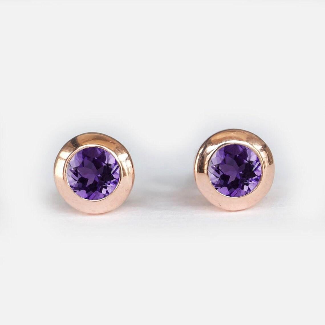 Amethyst Earrings Amayeta - SOVATS