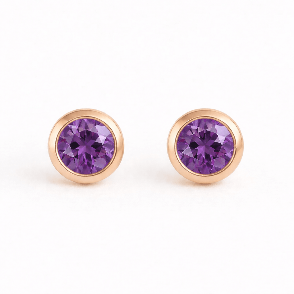Amethyst Earrings Amayeta - SOVATS
