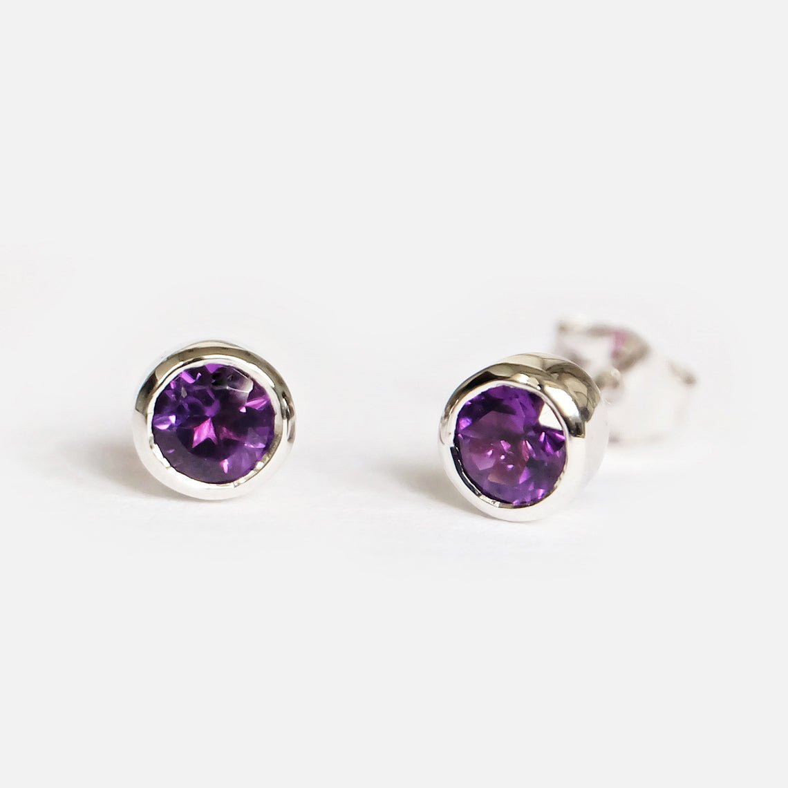 Amethyst Earrings Edda - SOVATS
