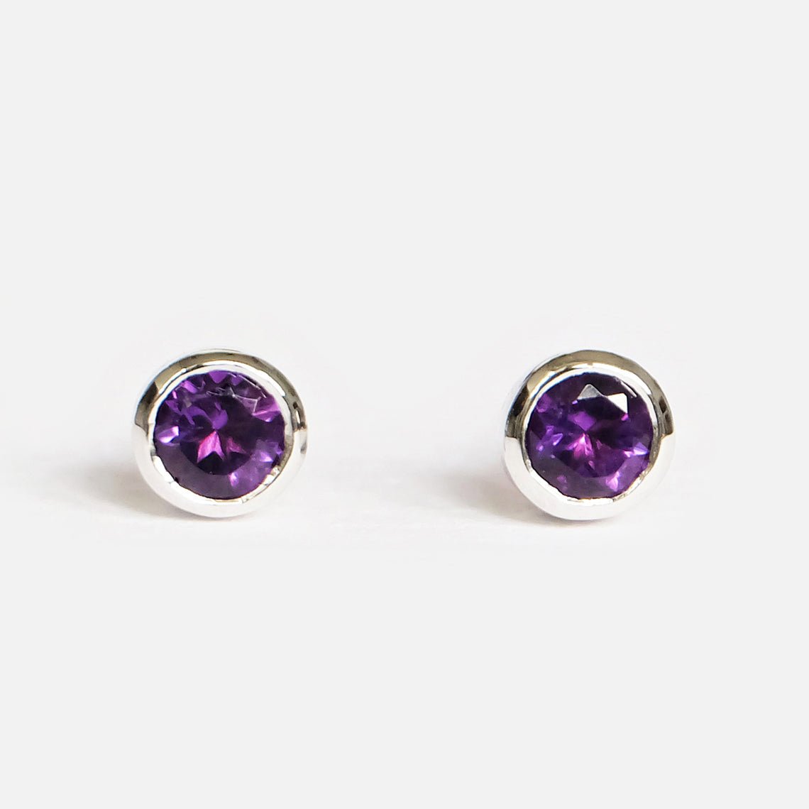 Amethyst Earrings Edda - SOVATS