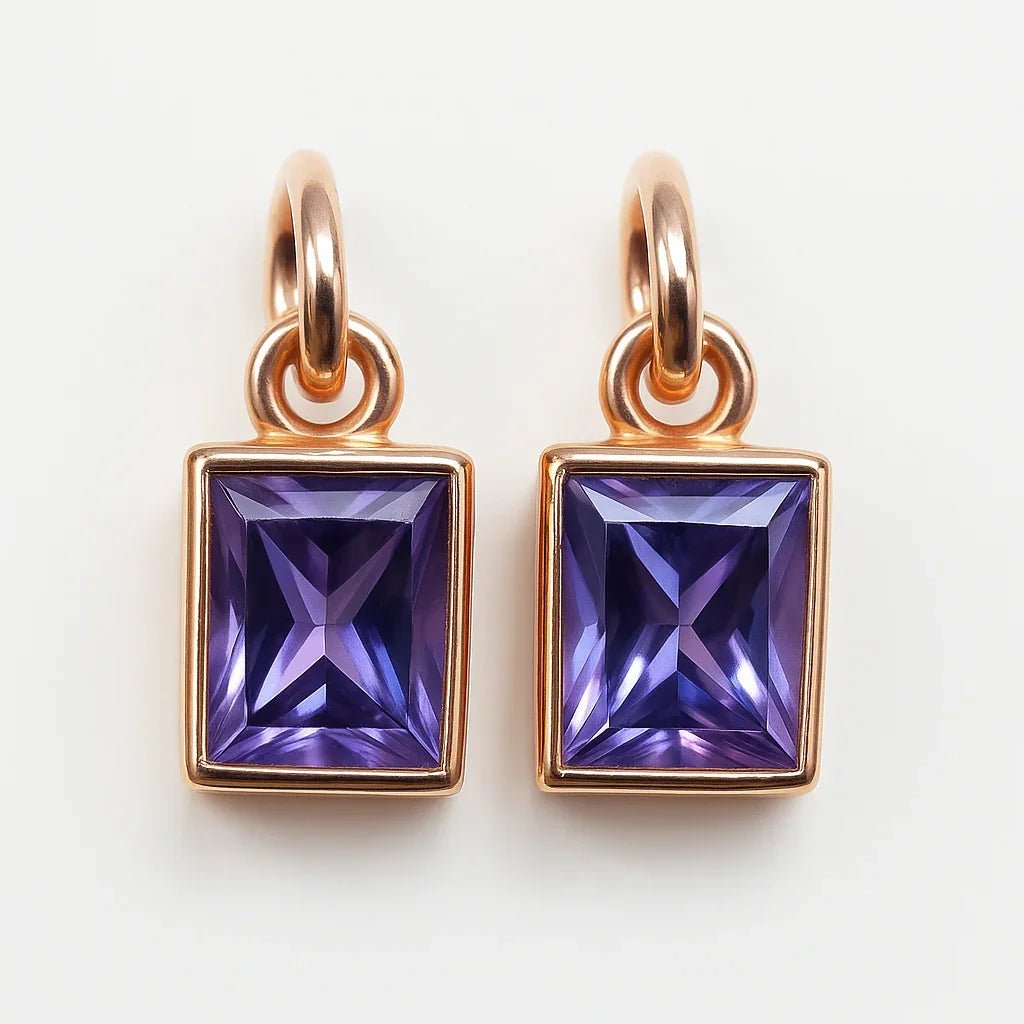 Amethyst Earrings Richa - SOVATS