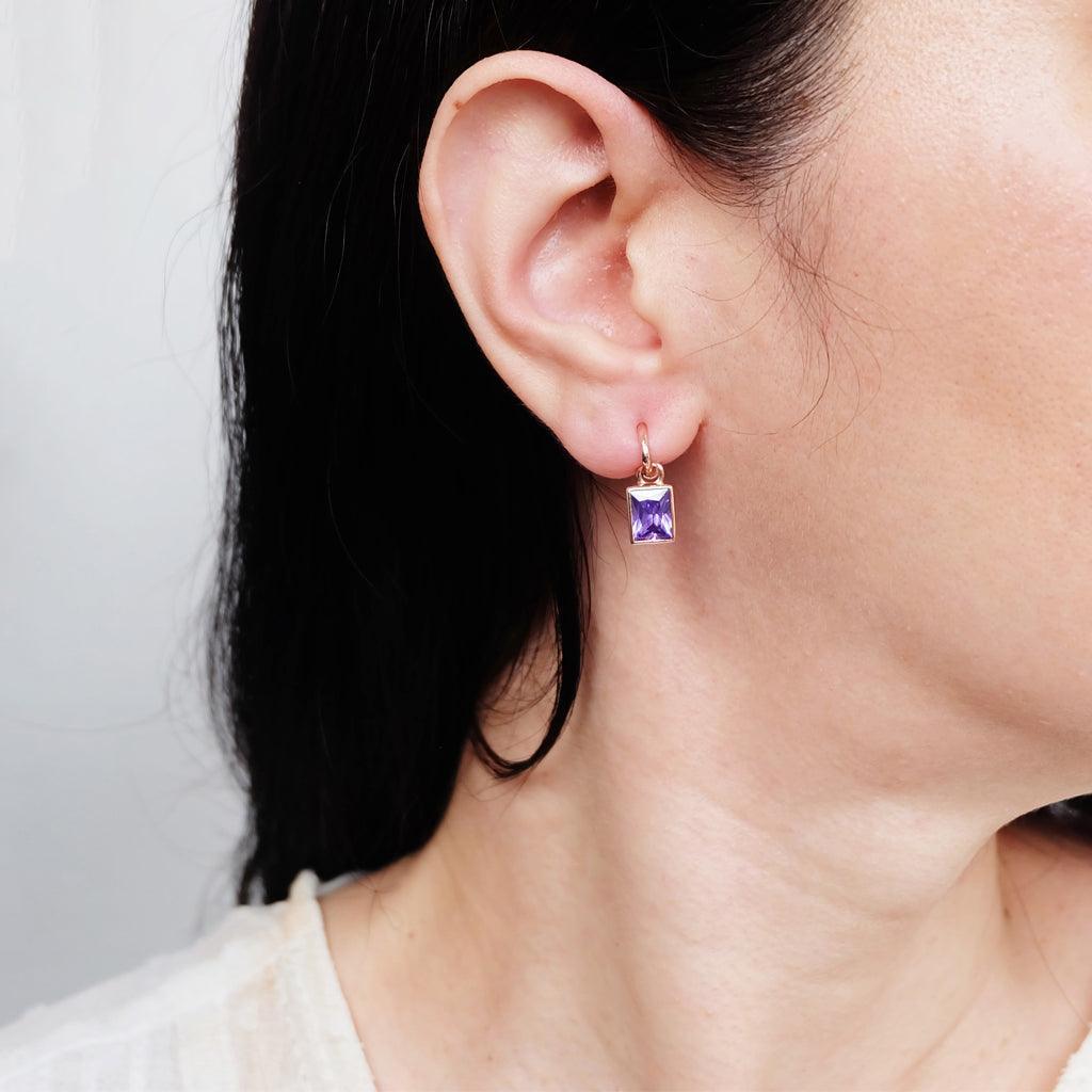 Amethyst Earrings Richa - SOVATS