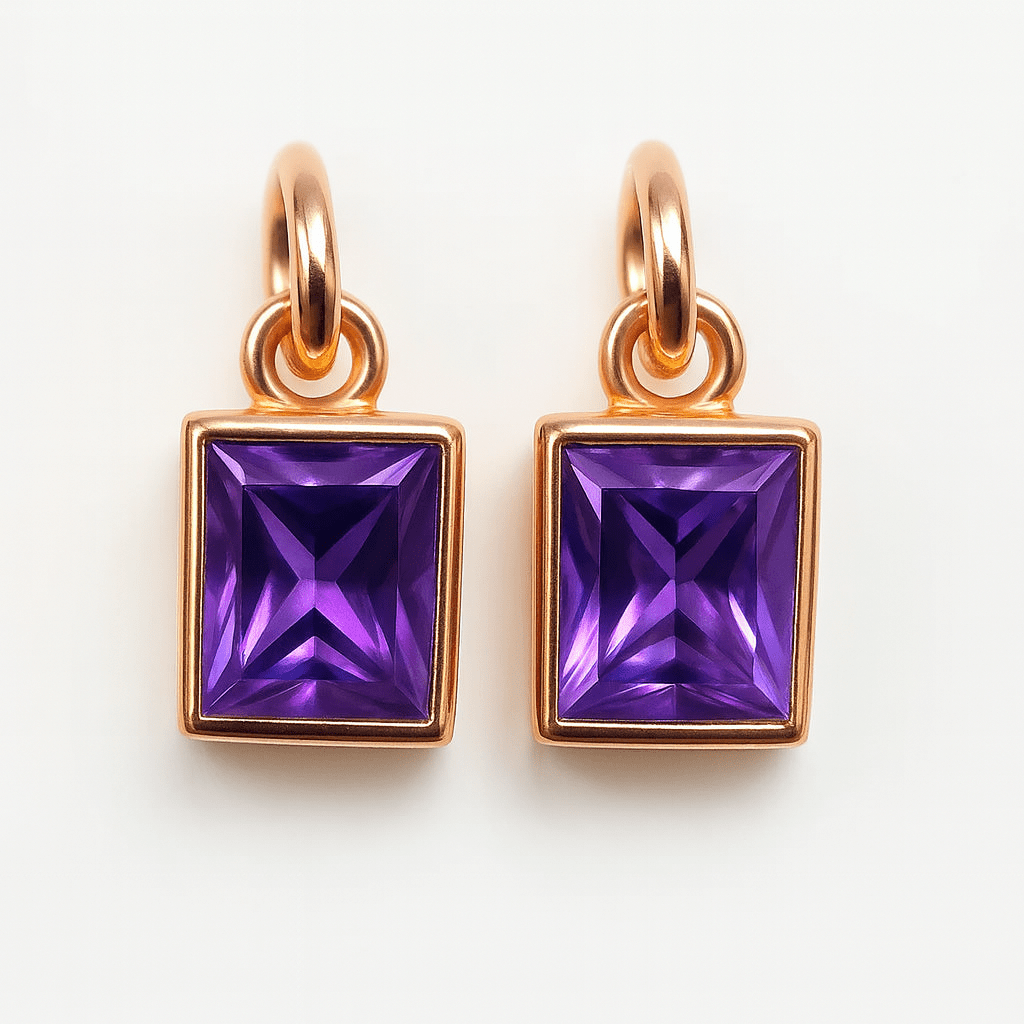 Amethyst Earrings Richa - SOVATS