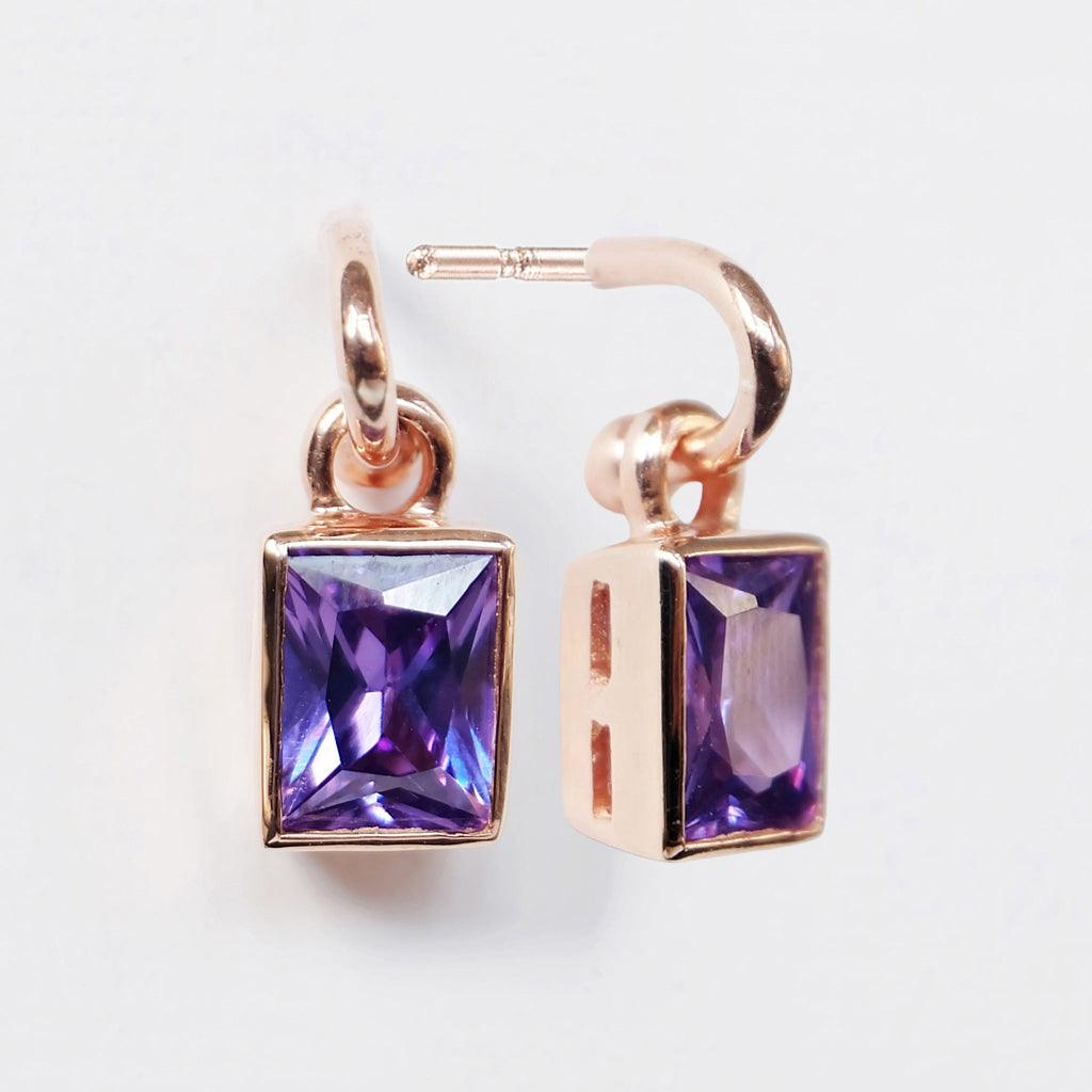 Amethyst Earrings Richa - SOVATS