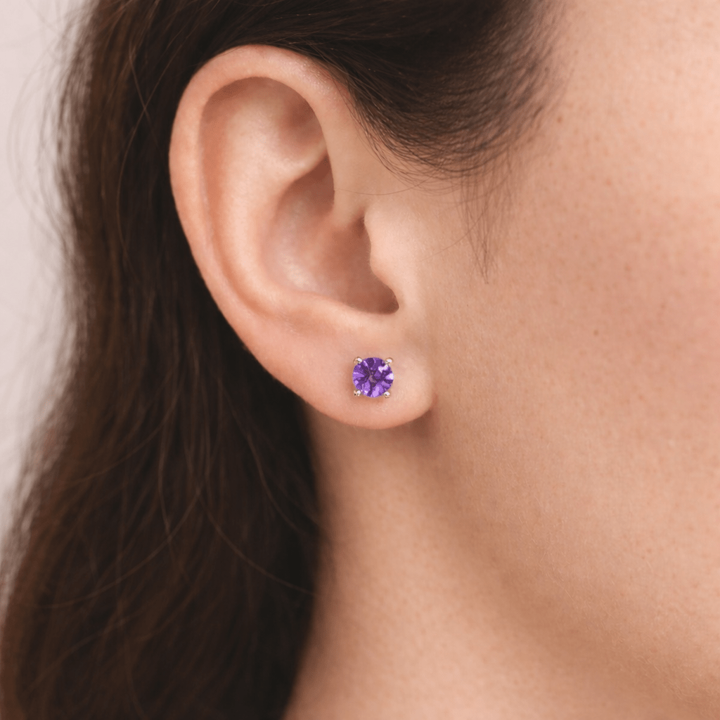 Amethyst Earrings Sanaz - SOVATS