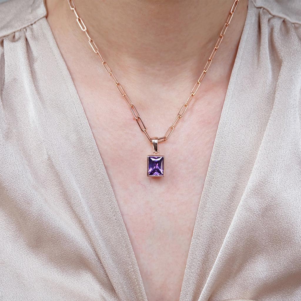 Amethyst Pendant Richa - SOVATS