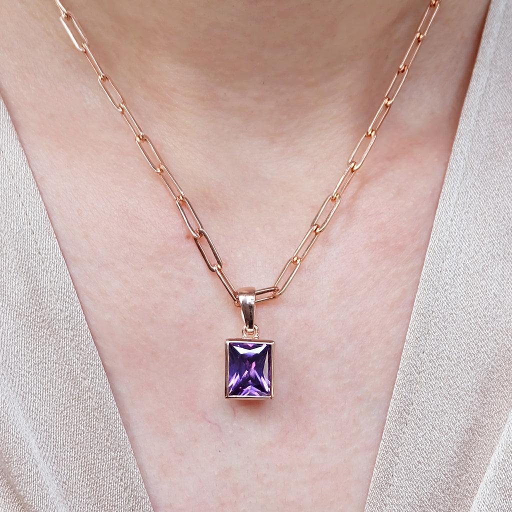 Amethyst Pendant Richa - SOVATS