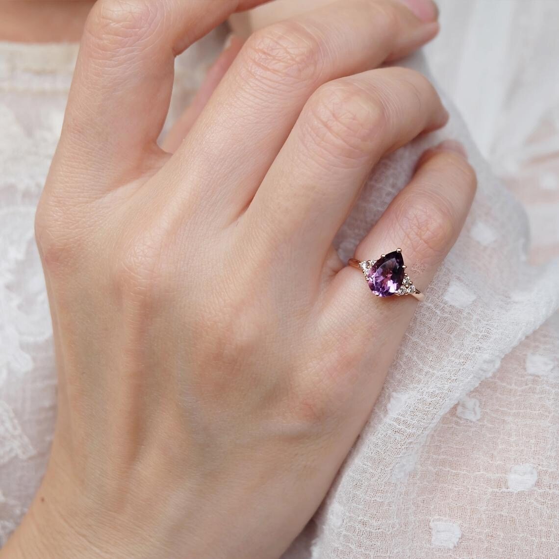 Amethyst Ring Chandra - SOVATS
