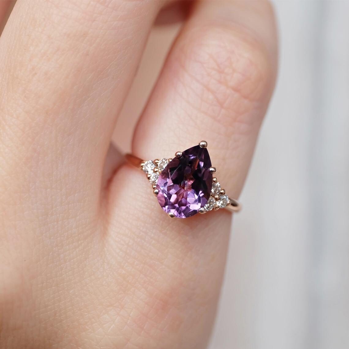Amethyst Ring Chandra - SOVATS