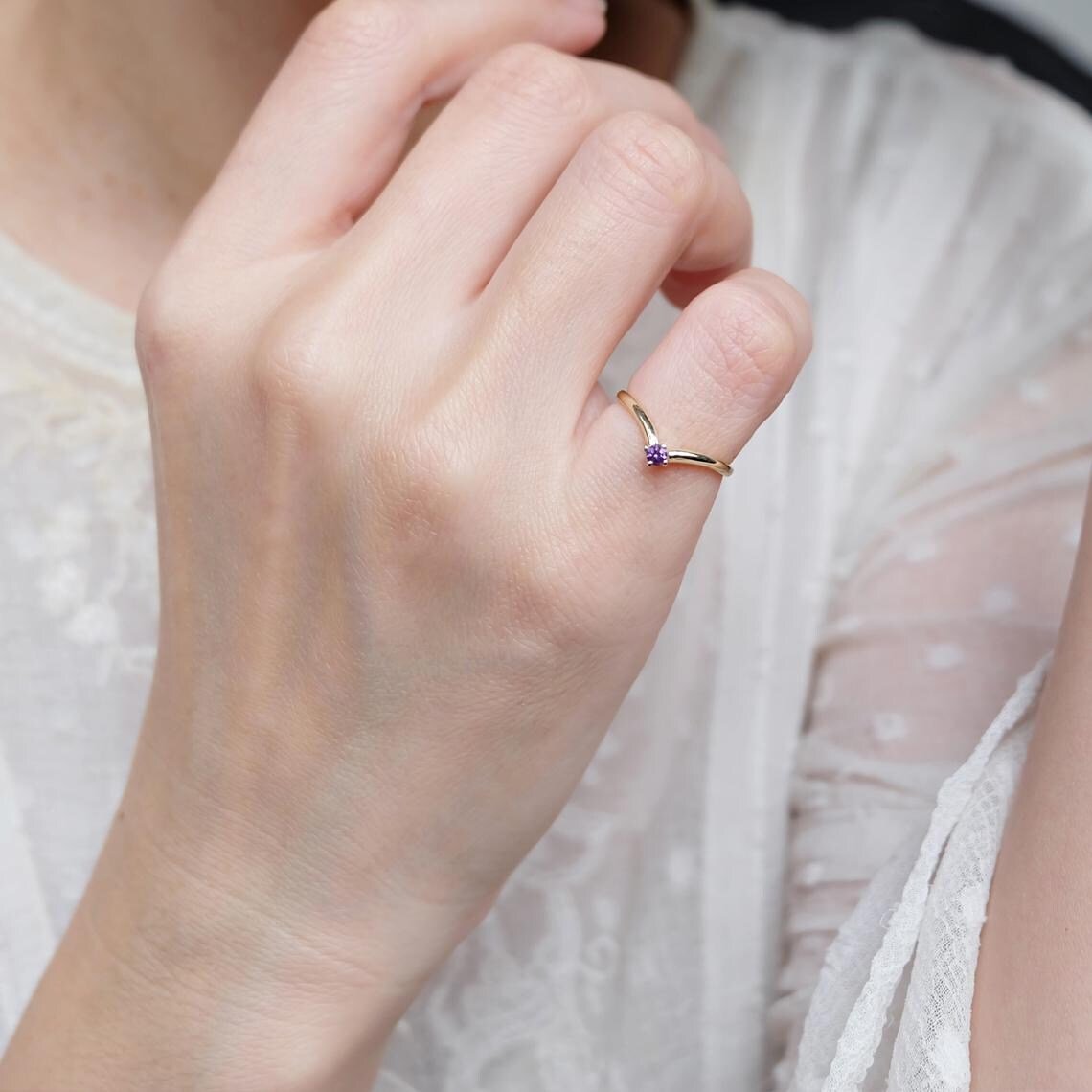 Amethyst Ring Lucia - SOVATS