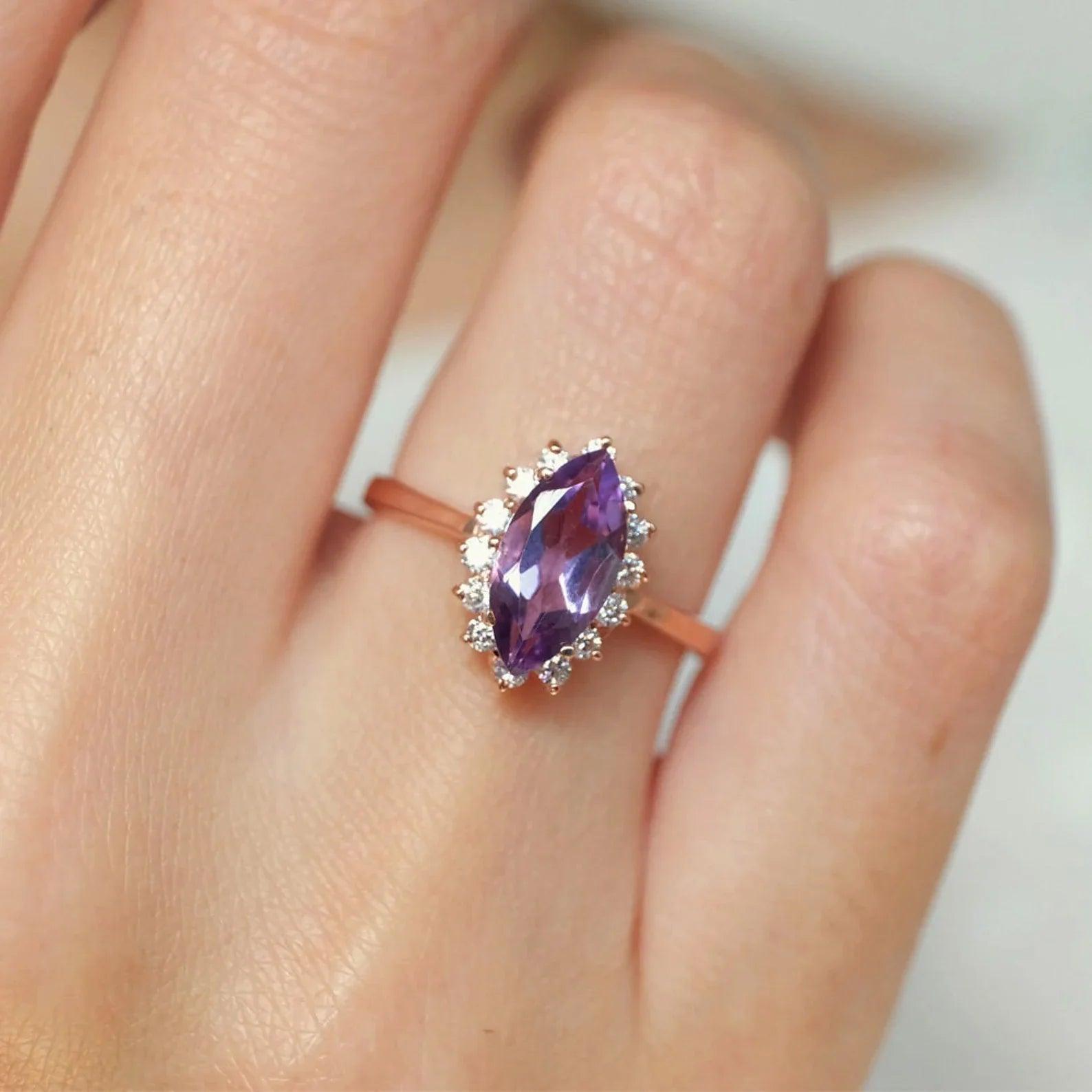 Amethyst Ring Nafiri - SOVATS