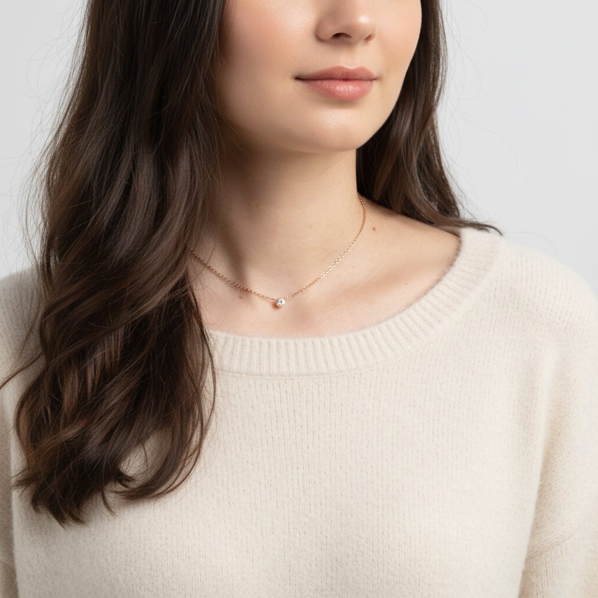 April's Birthstone Necklace Eldora - SOVATS