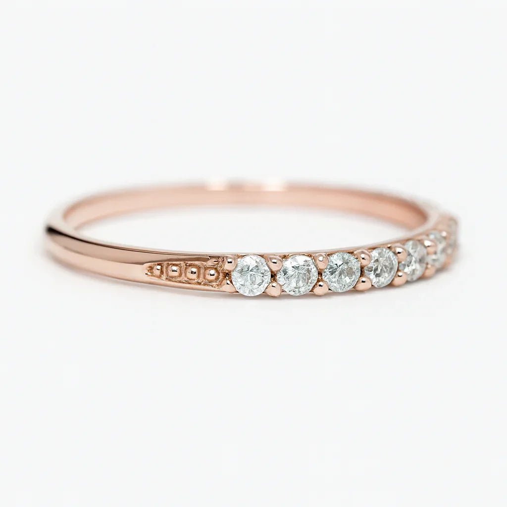 Aquamarine Band Ring Arias - SOVATS