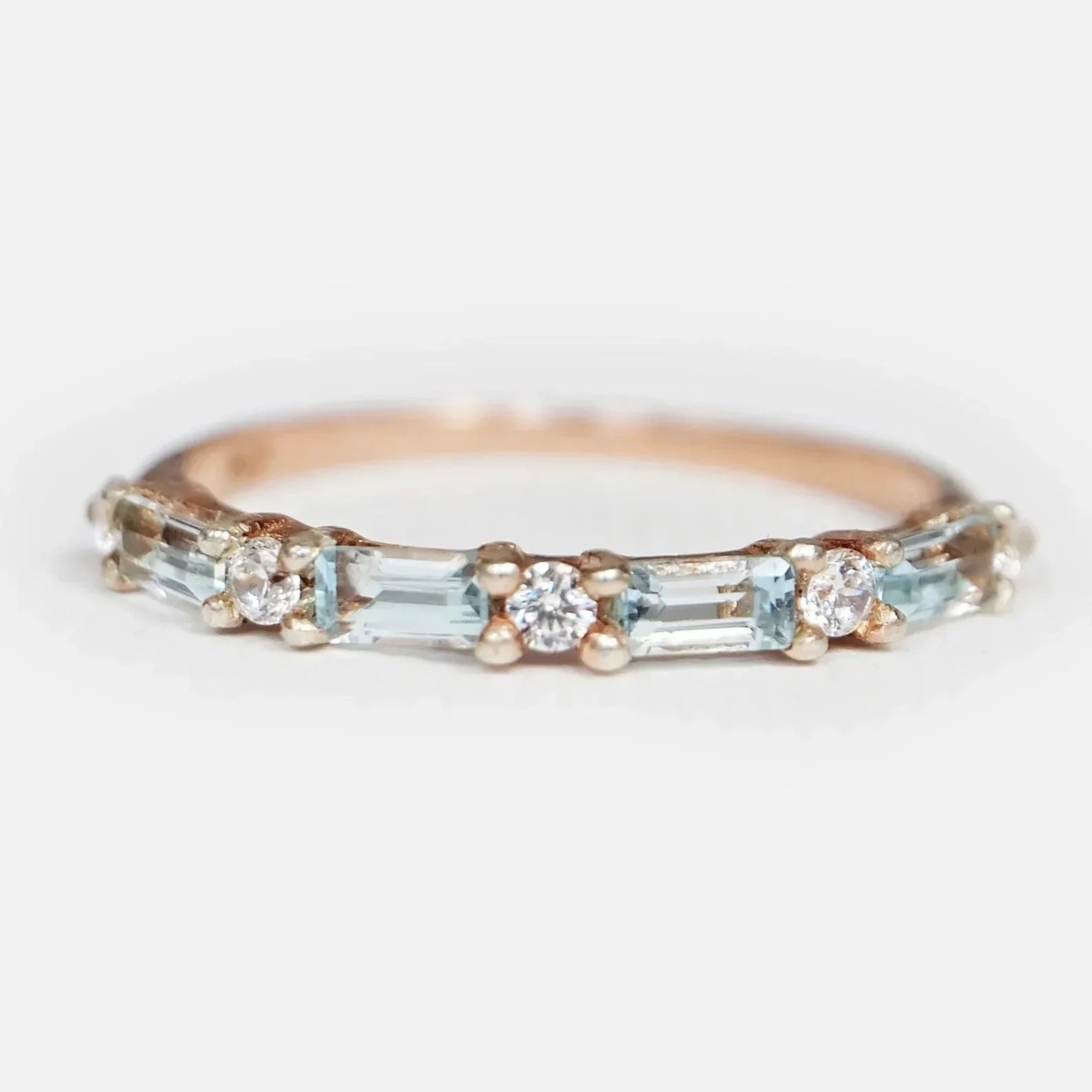 Aquamarine Diamond Ring Nada - SOVATS