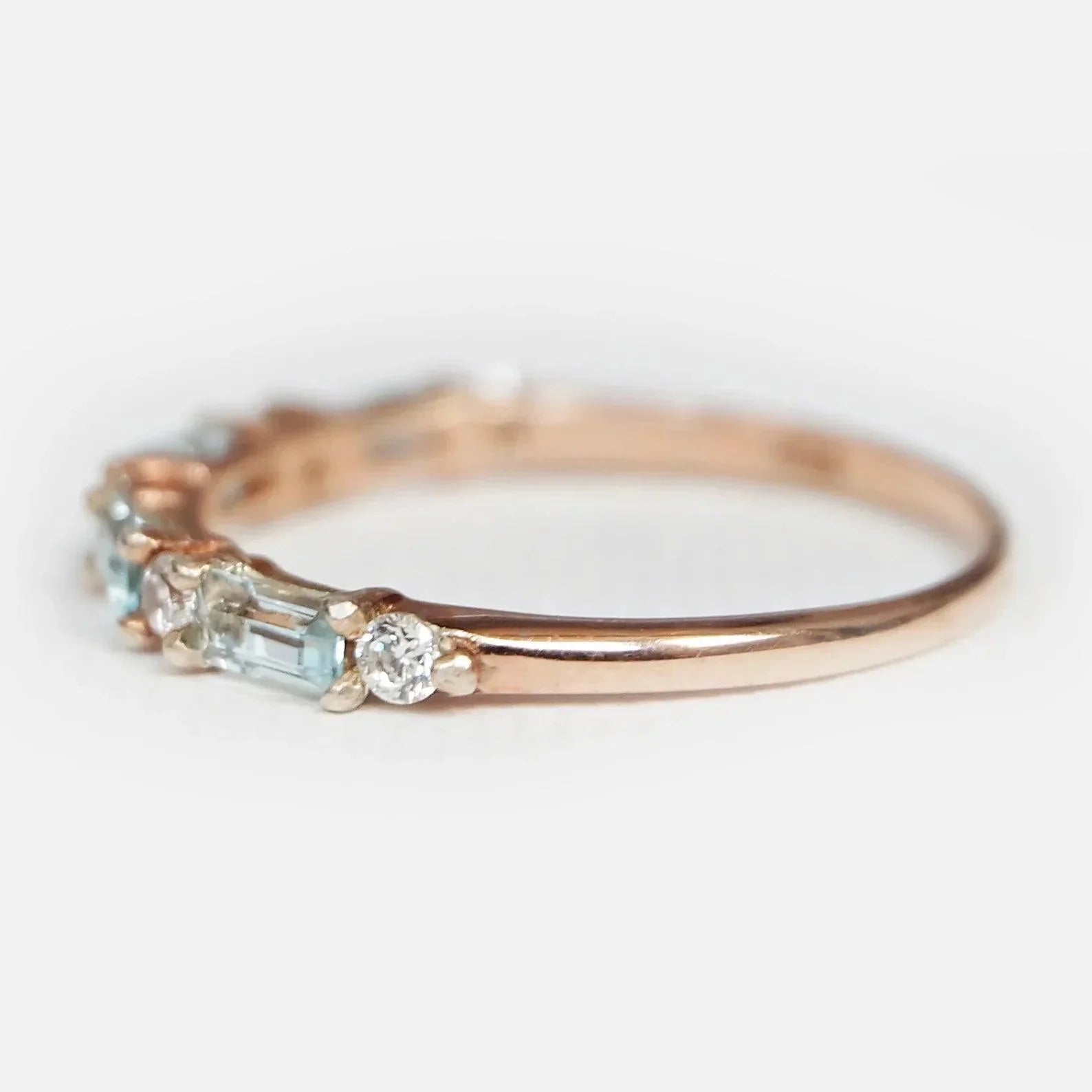 Aquamarine Diamond Ring Nada - SOVATS