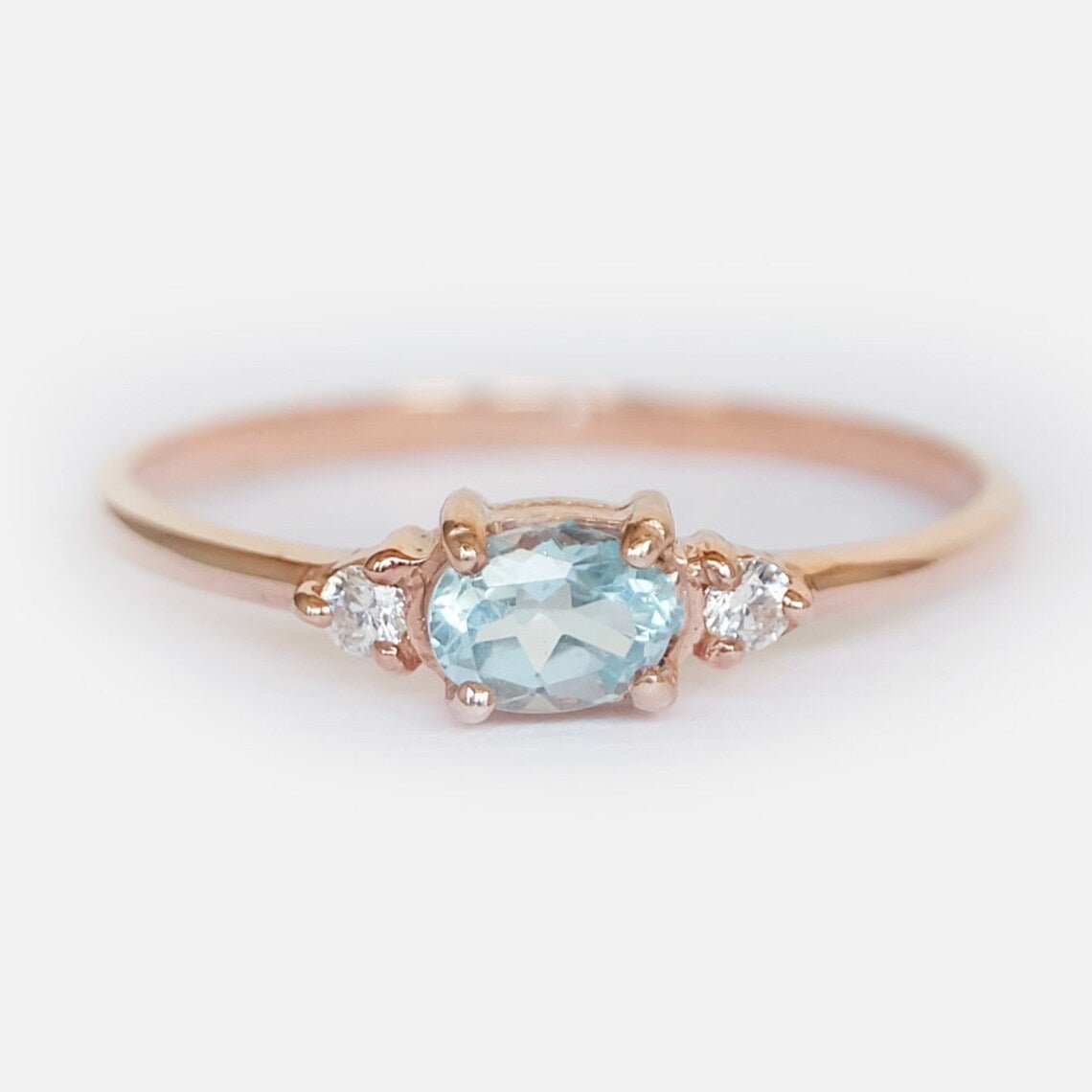 Aquamarine Diamond Ring Proviso - SOVATS