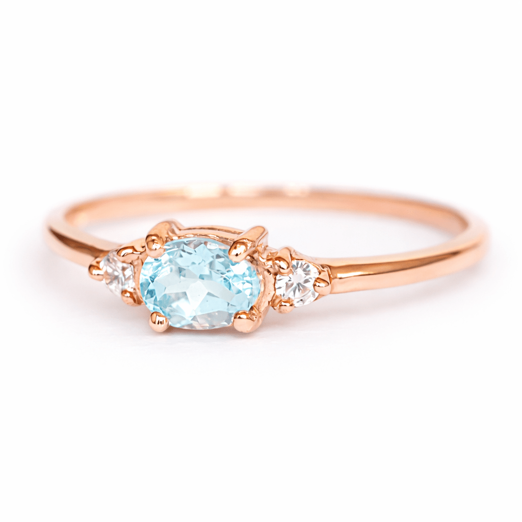 Aquamarine Diamond Ring Proviso - SOVATS