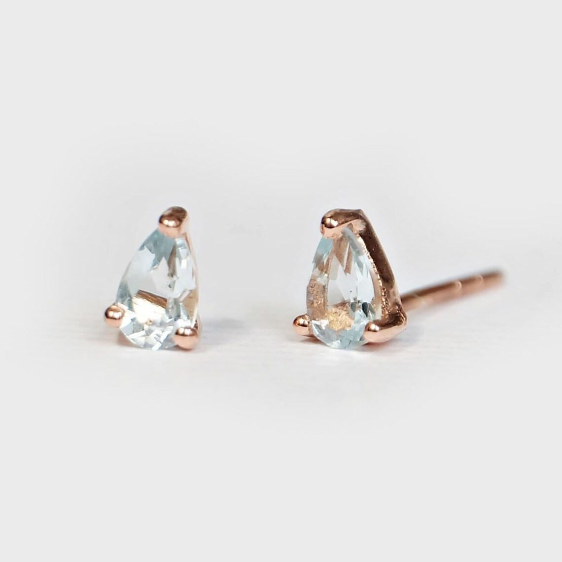 Aquamarine Earrings Addie - SOVATS