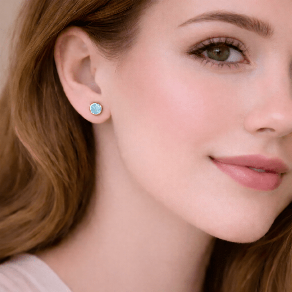 Aquamarine Earrings Amayeta - SOVATS