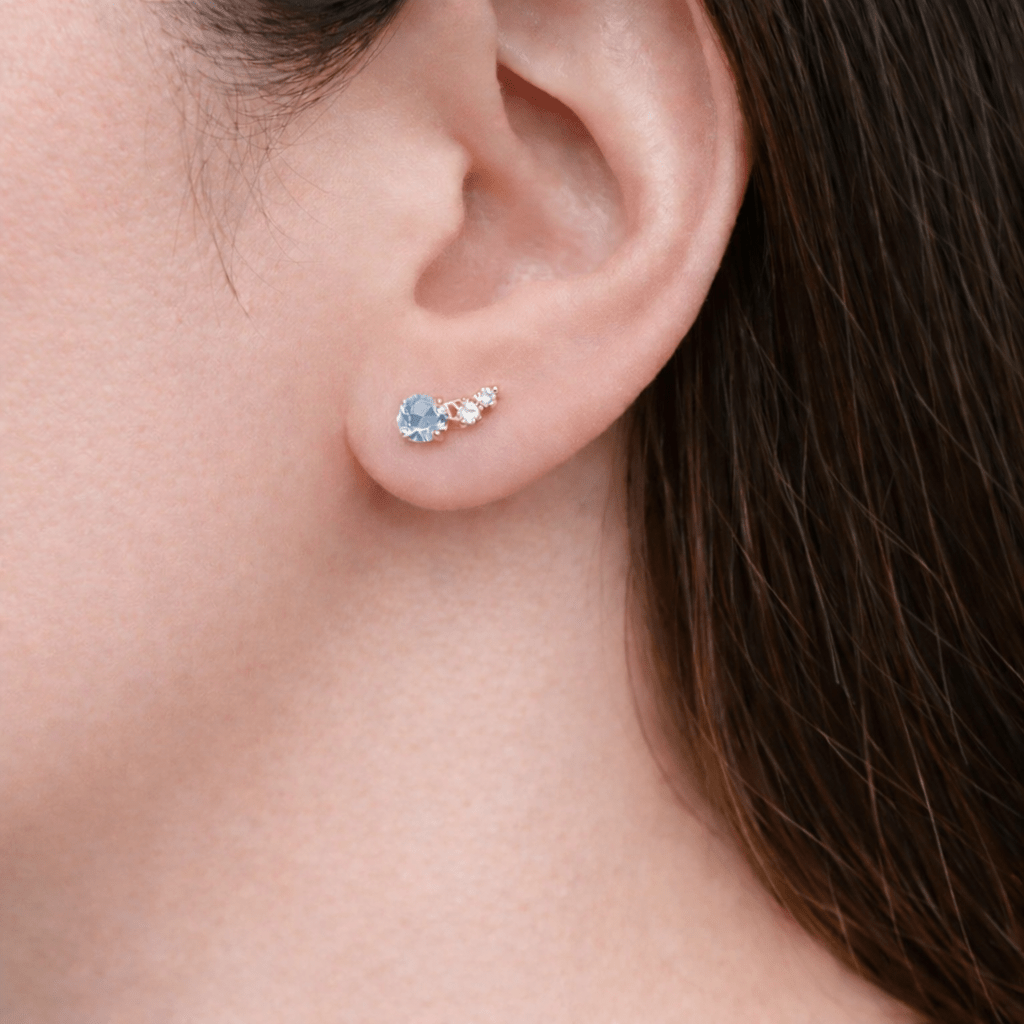 Aquamarine Earrings Amity - SOVATS