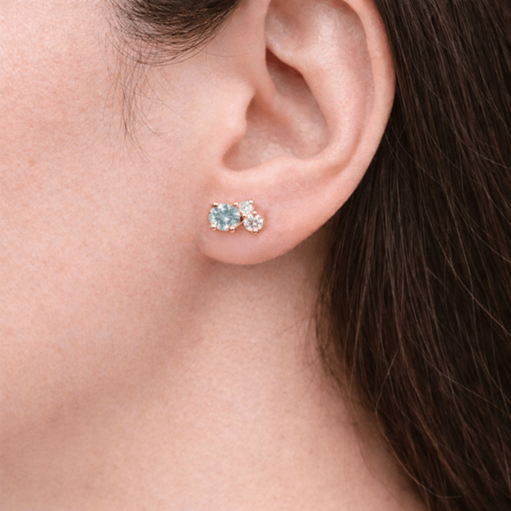 Aquamarine Earrings Olivia - SOVATS