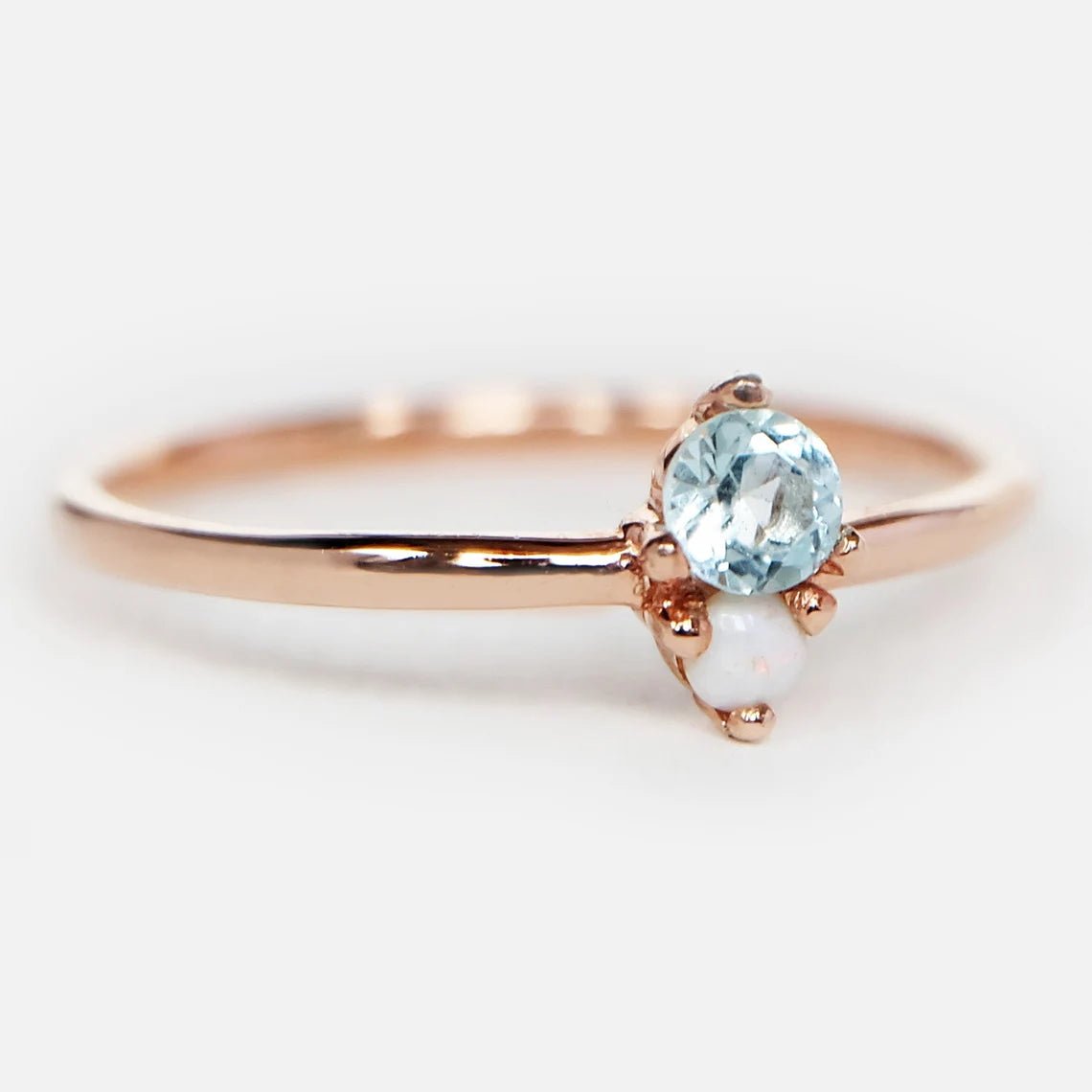 Aquamarine Opal Ring Harmonie - SOVATS