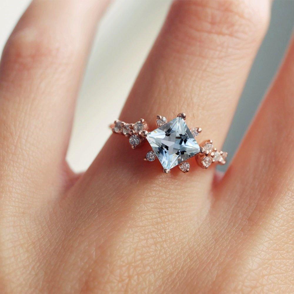Aquamarine Ring Budur - SOVATS