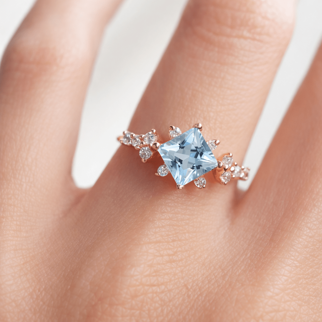 Aquamarine Ring Budur - SOVATS