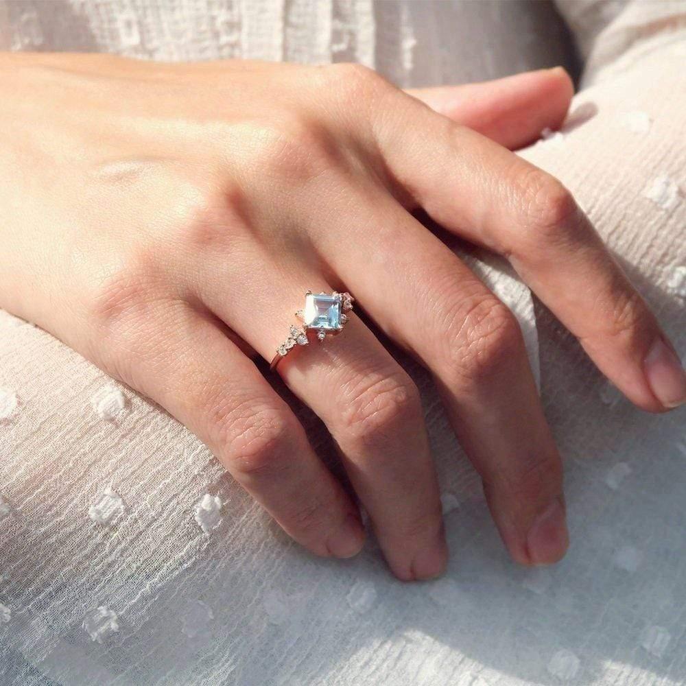Aquamarine Ring Budur - SOVATS