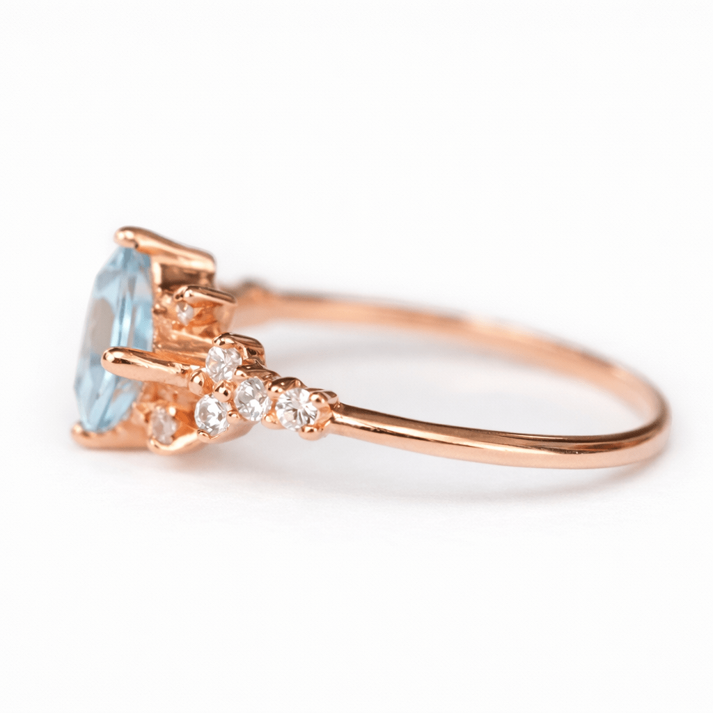 Aquamarine Ring Budur - SOVATS