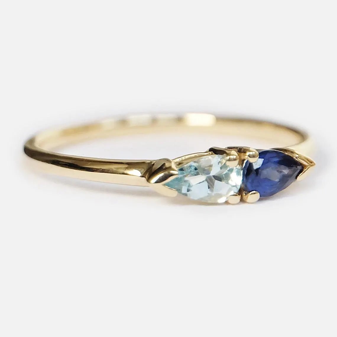 Aquamarine Sapphire Ring Hamelin - SOVATS