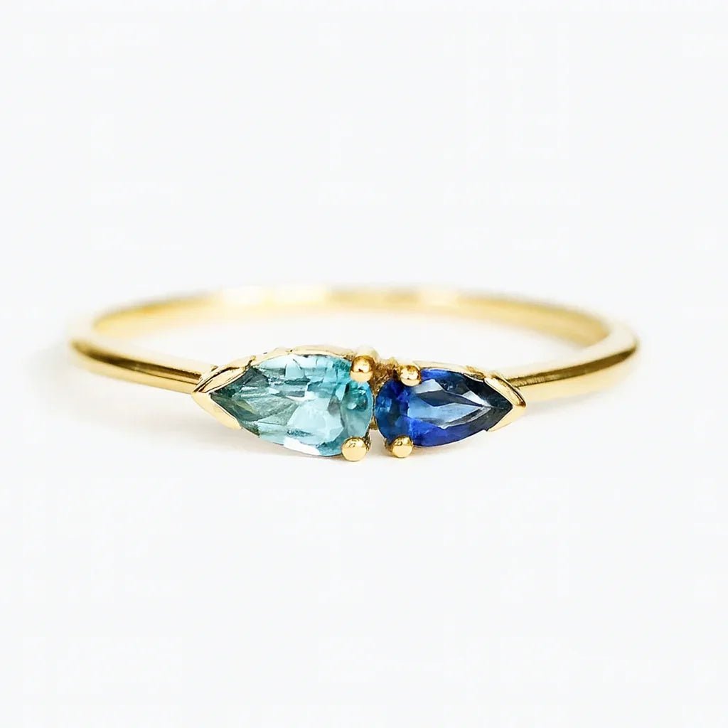 Aquamarine Sapphire Ring Hamelin - SOVATS