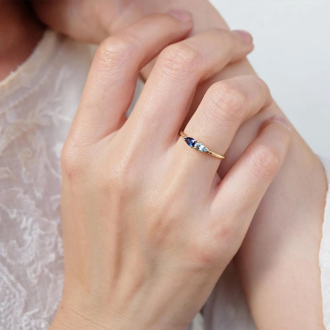 Aquamarine Sapphire Ring Hamelin - SOVATS