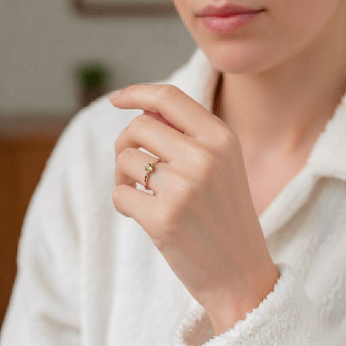 August Birthstone Ring Asal - SOVATS