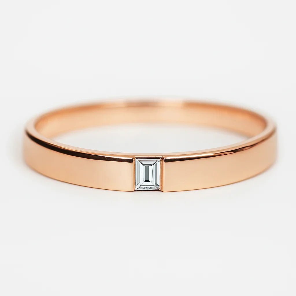 Baguette Diamond Band Ring Yami - SOVATS