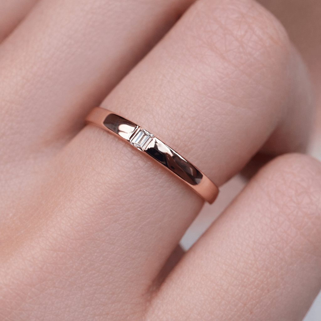 Baguette Diamond Band Ring Yami - SOVATS