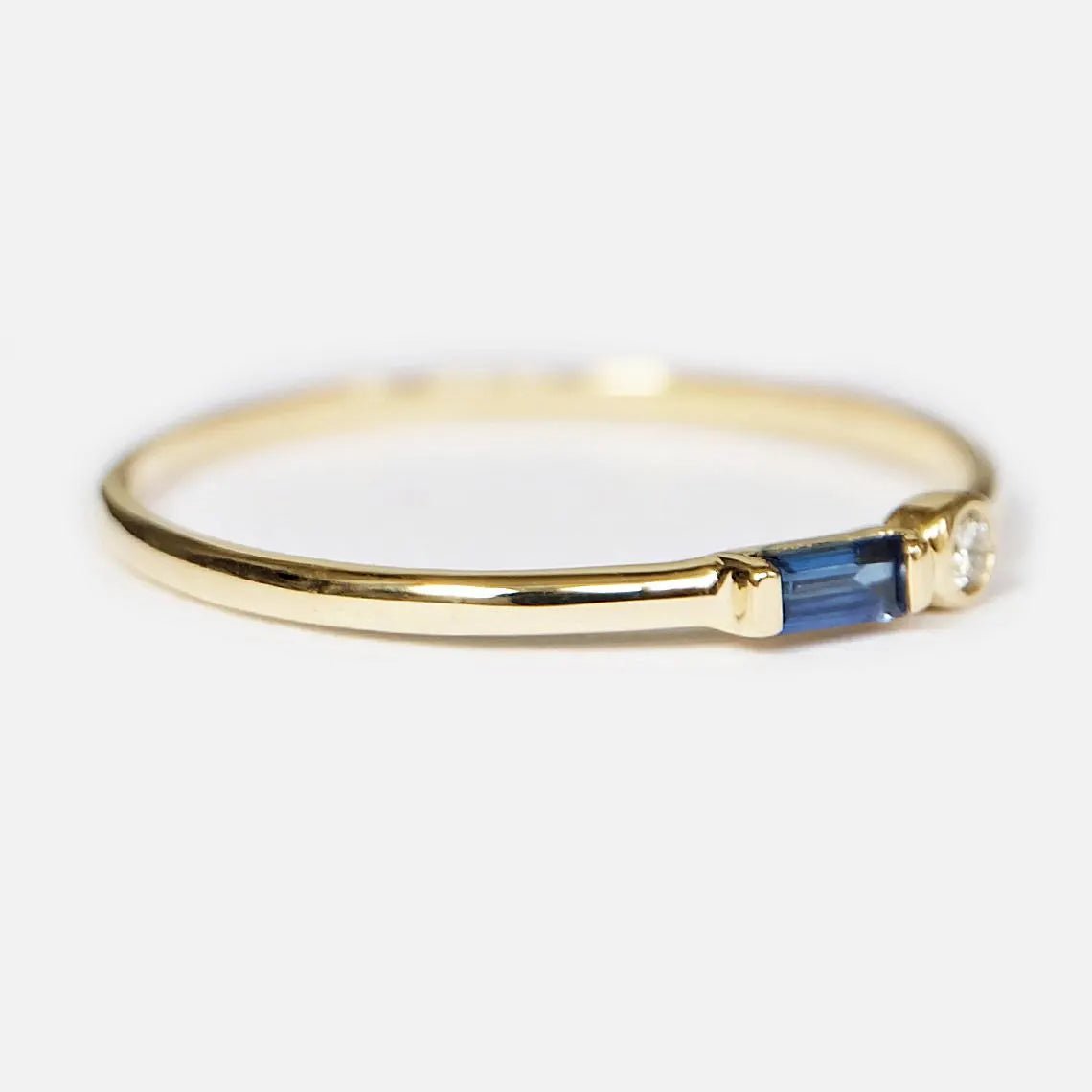Baguette Sapphire Ring Eliana - SOVATS