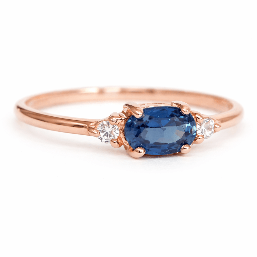 Blue Sapphire Diamond Ring Proviso - SOVATS