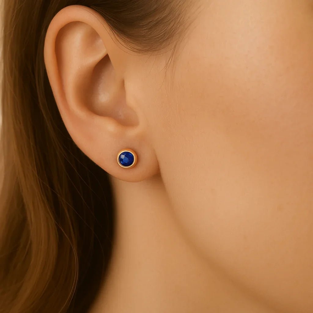 Blue Sapphire Earrings Carina - SOVATS