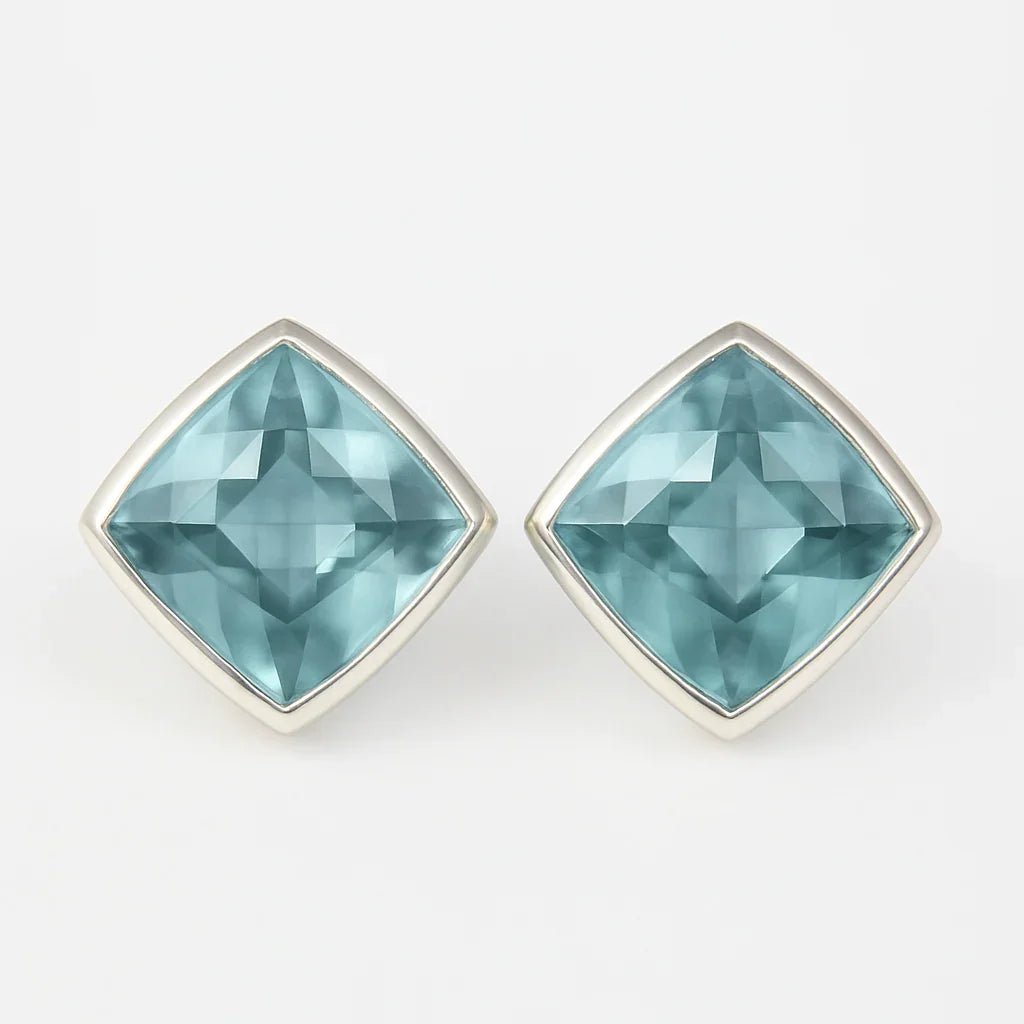 Blue Topaz Earrings Nanda - SOVATS