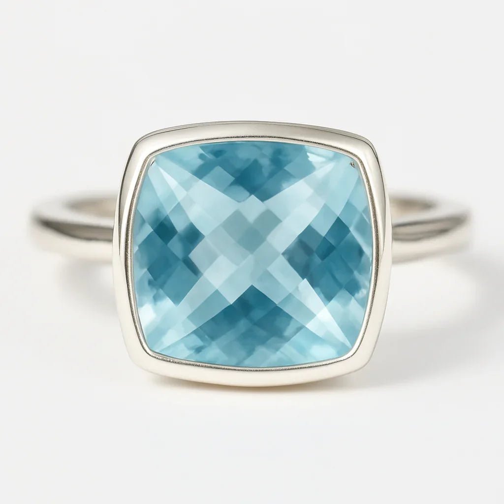 Blue Topaz Ring Nanda - SOVATS