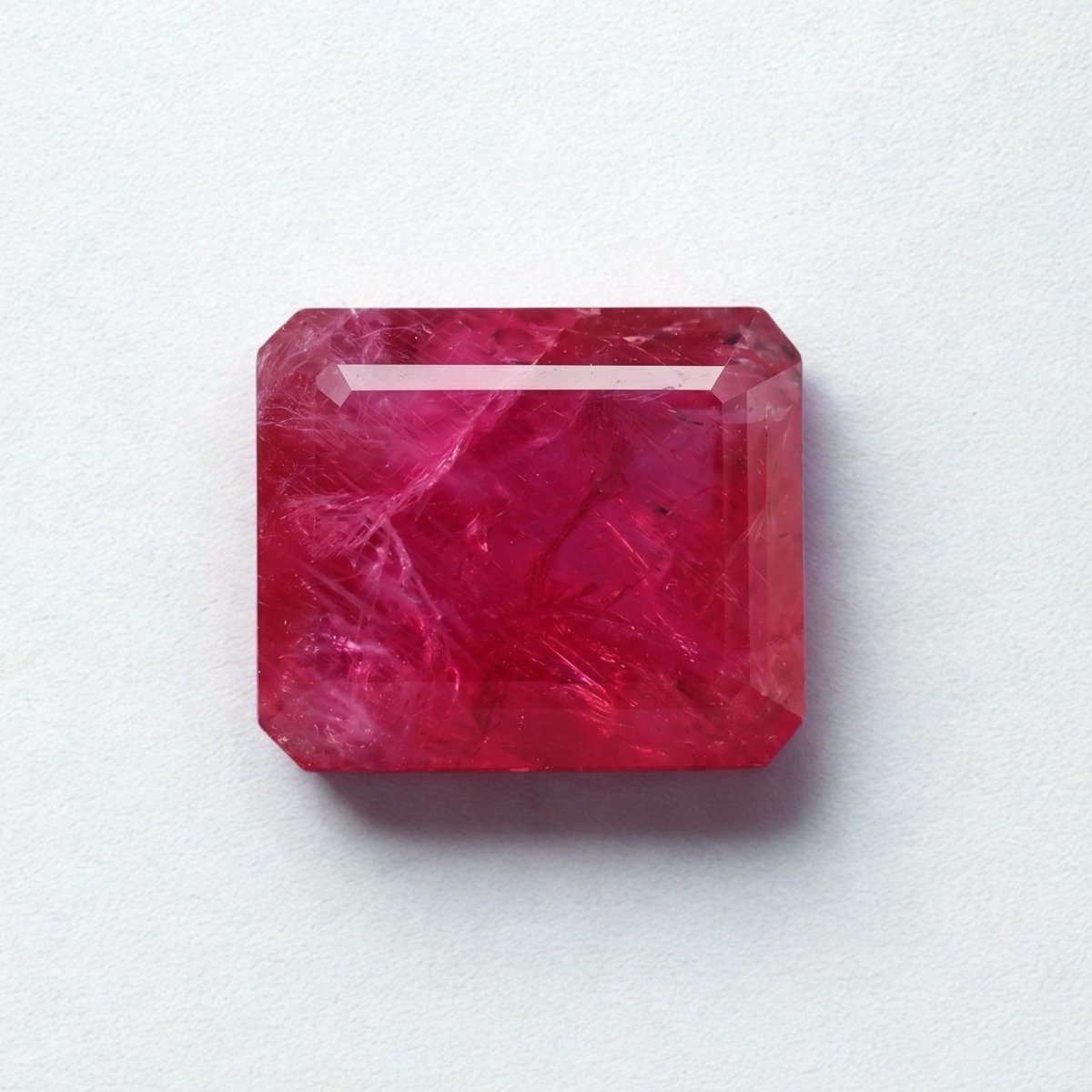 Certified Untreated Octagon Cut Ruby - SOVATS