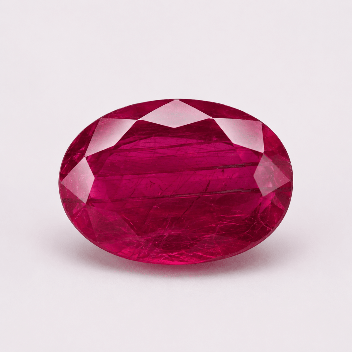Certified Untreated Oval Cut Ruby - SOVATS