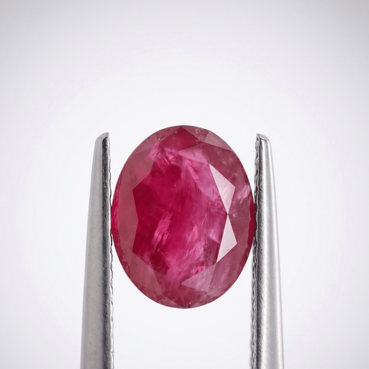 Certified Untreated Oval Cut Ruby - SOVATS