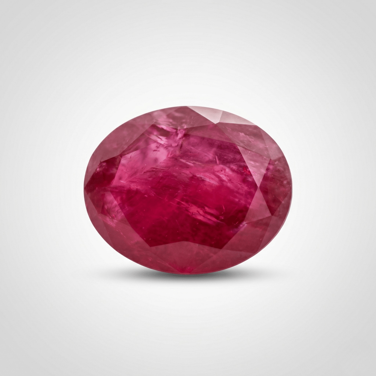 Certified Untreated Oval Cut Ruby - SOVATS