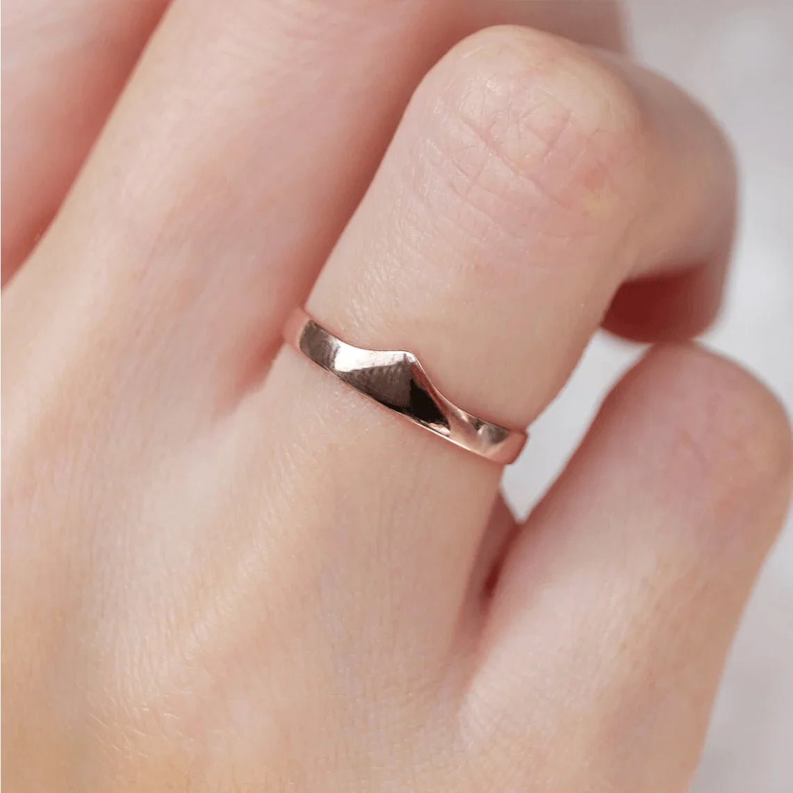 Chevron Band Ring Grania - SOVATS