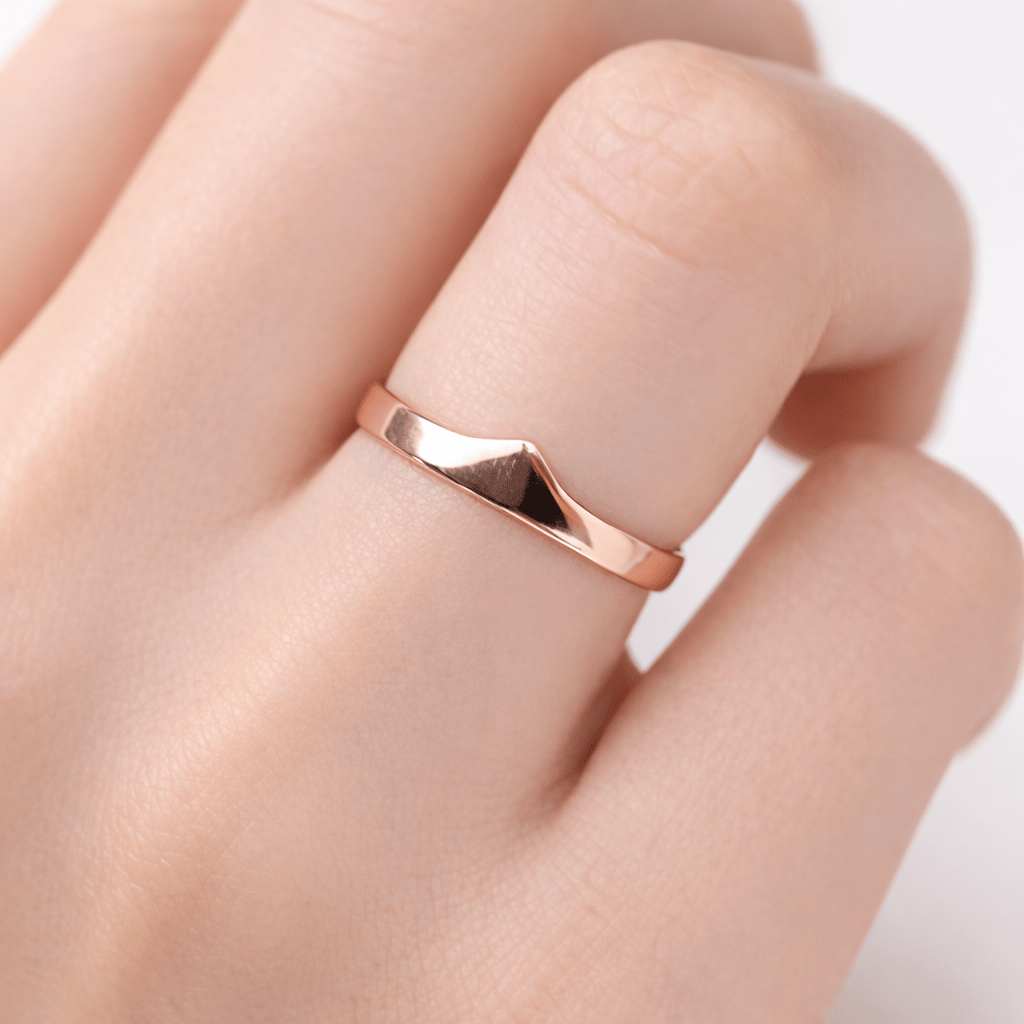 Chevron Band Ring Grania - SOVATS
